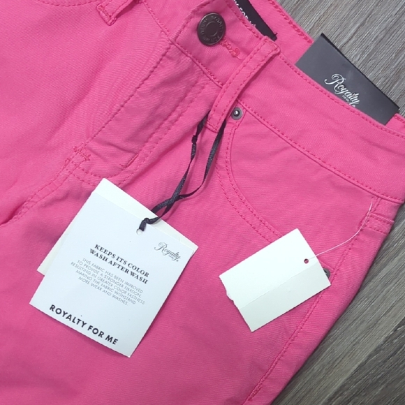 ♥️5/$25 Royalty For Me Hot Pink Jeans - Picture 2 of 5